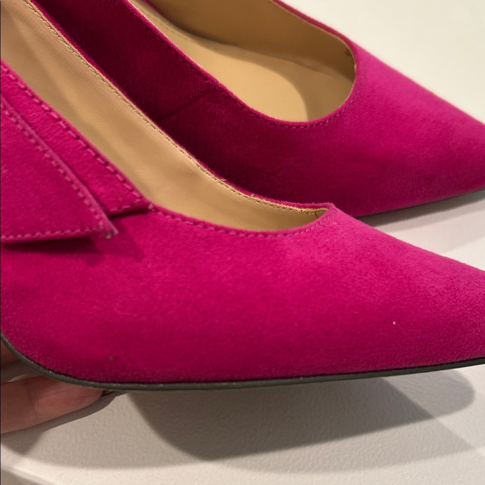 Elegant Jessica Simpson Fuchsia Pink Slingback Heels